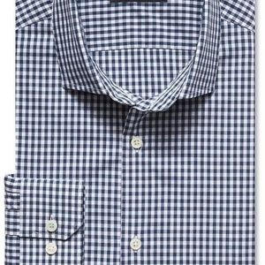 Sale! MUST GO BR blue gingham long sleeve shirt